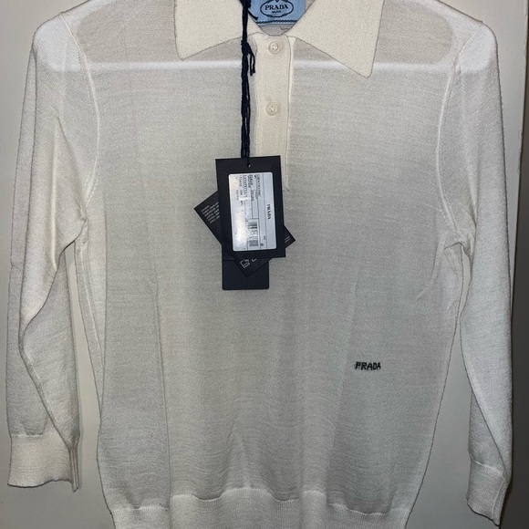Prada Button-Up Polo - Picture 1 of 5
